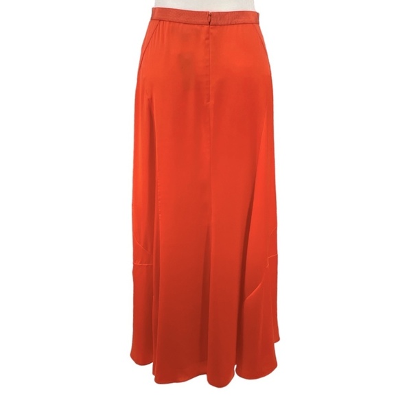 NWT Ann Taylor Maxi Skirt, Orange, Size XSP - Picture 3 of 6